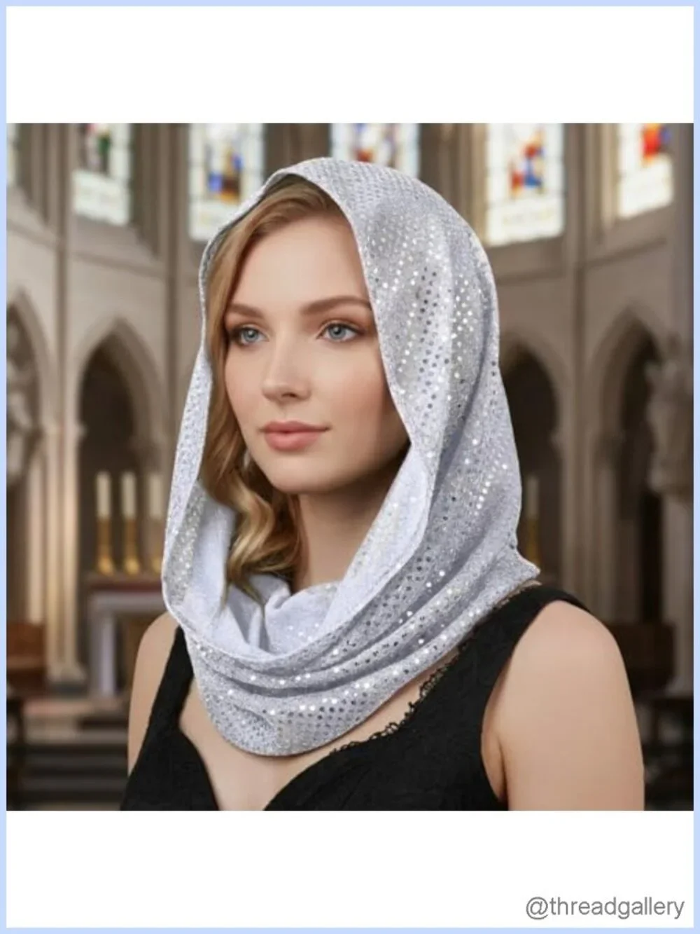 N/A shimmering silver